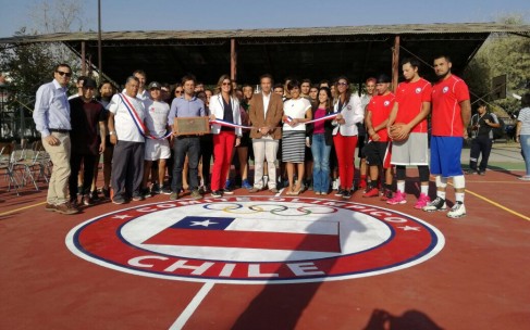 COMITÉ OLÍMPICO DE CHILE DONA MULTICANCHA A COLEGIO DE RECOLETA COMITÉ OLÍMPICO DE CHILE DONA MULTICANCHA A COLEGIO DE RECOLETA